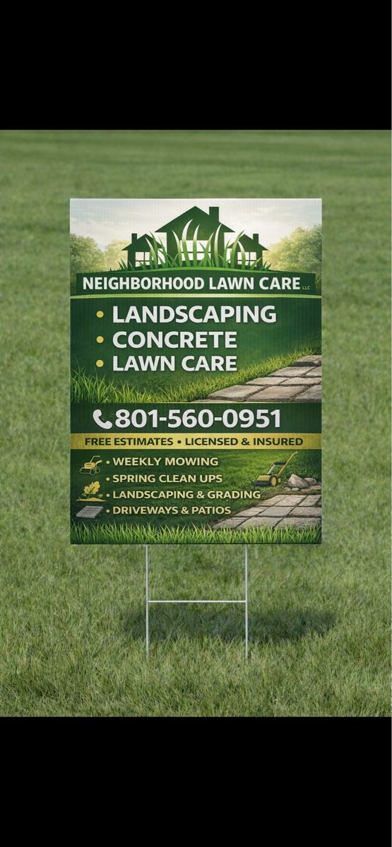 Lanscape•Concrete•Lawn Care•Clean Ups