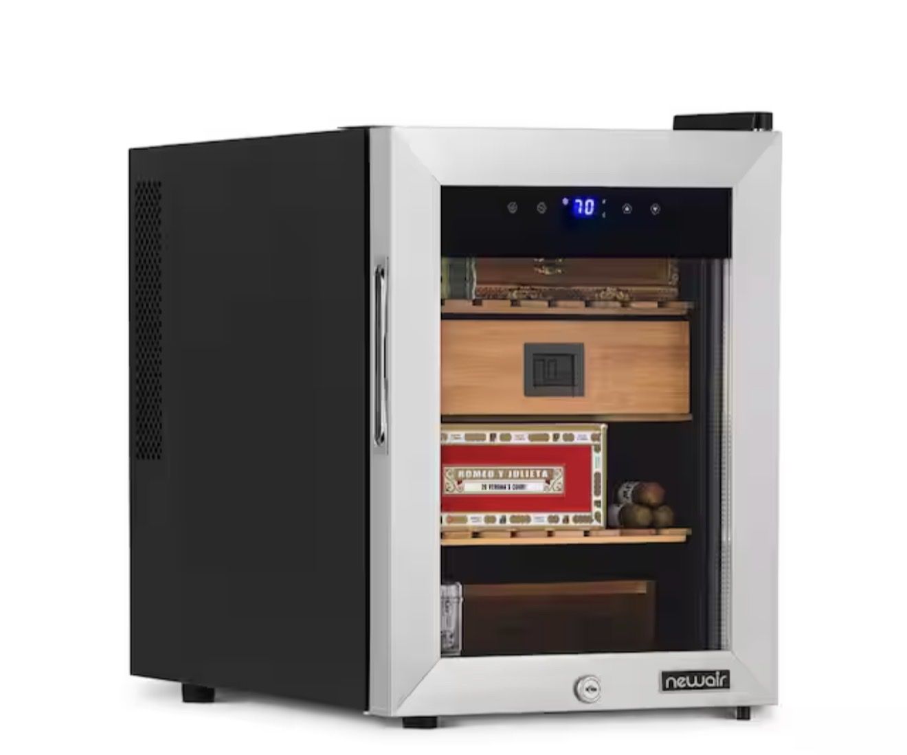 NewAir 250 Count Electric Cigar Humidor with Thermoelectric Cooling & Digital Control