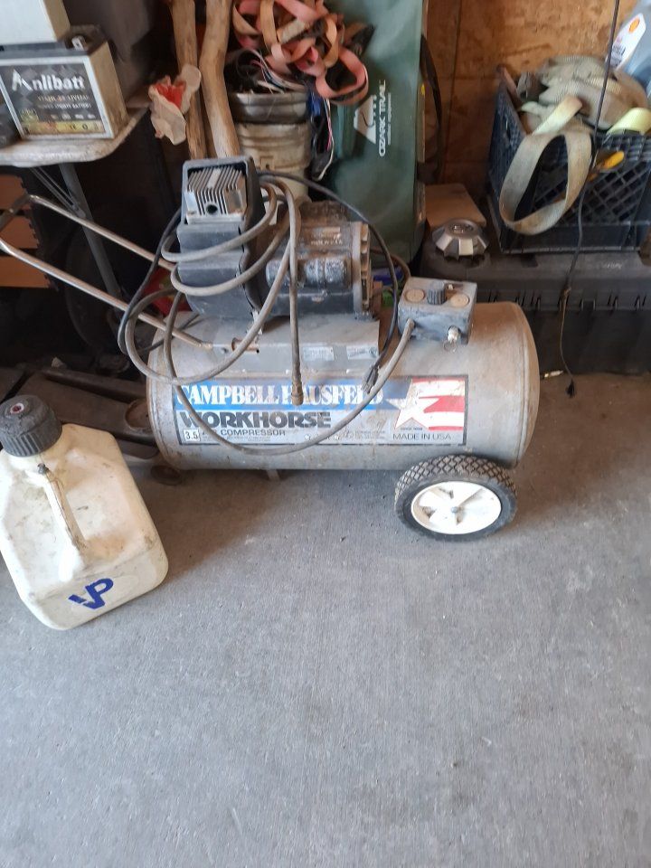 Campbell Hausfeld Workhorse 3.5HP Air Compressor - Made in USA