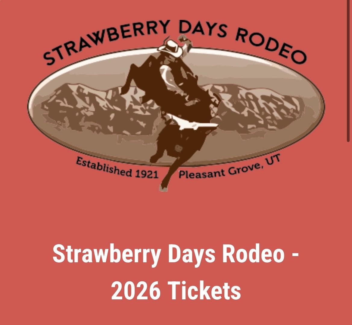 Strawberry Days Rodeo Tickets - Saturday June 20th- Row 5, Aisle Tickets