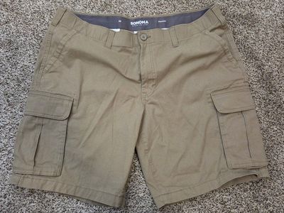 Sonoma Men's Size 40 Tan Cargo Shorts