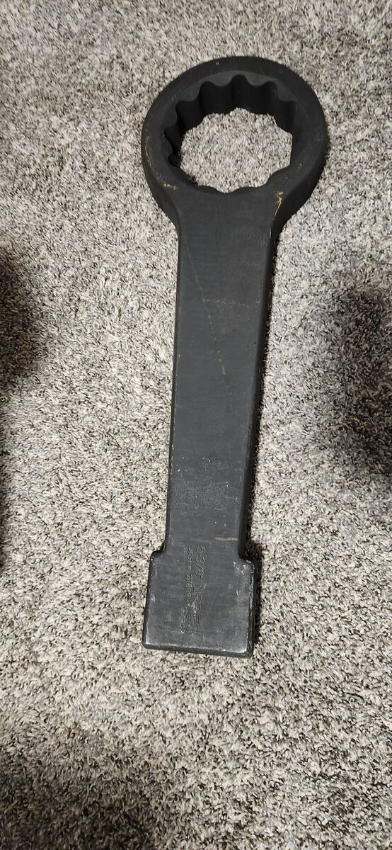 URREA 12-Point Striking Wrench 5-3/8” Black Flat Strike Wrench 2786SW