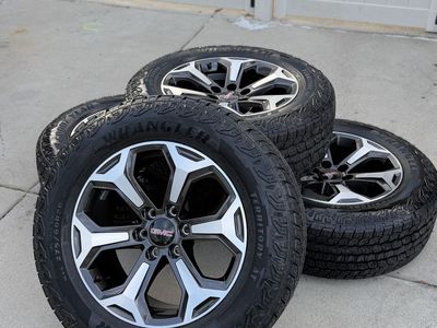 Brand new 2026 gmc Yukon AT4 wheels and tires