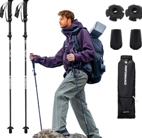 New in box 2 hiking trekking stick