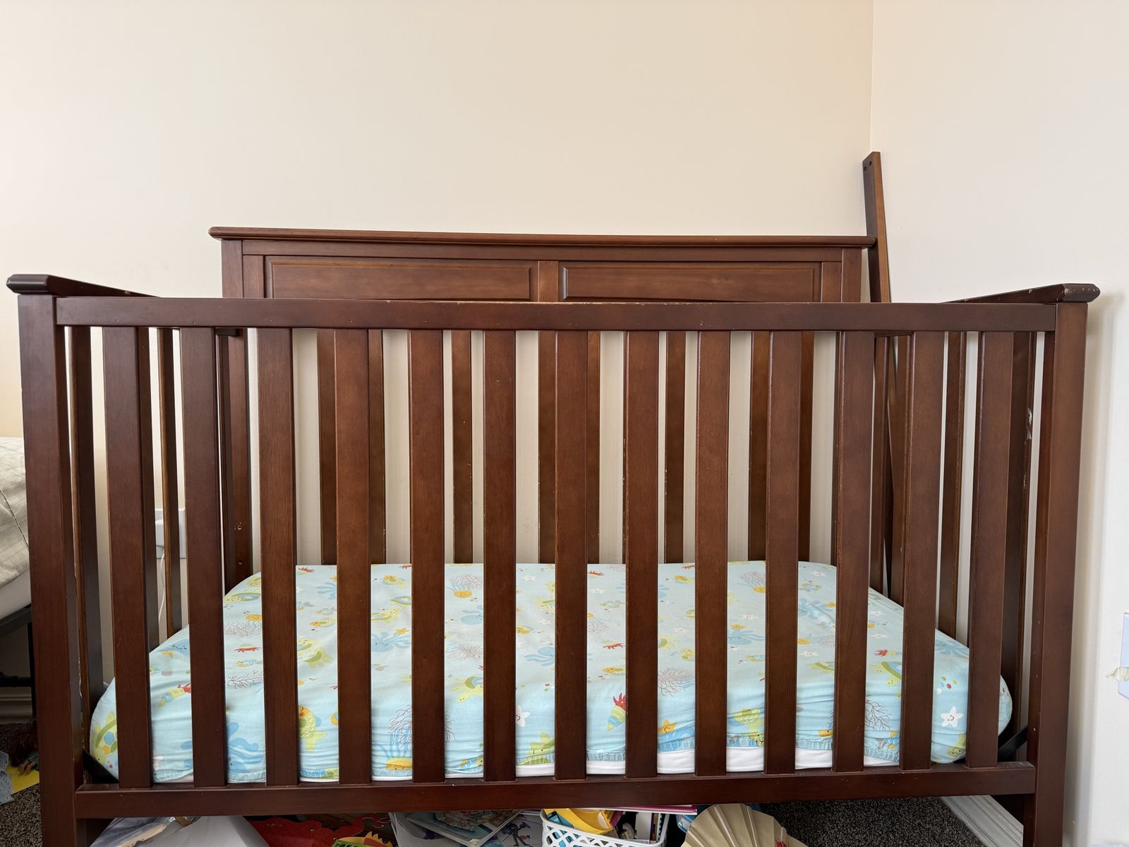 Crib & Changing Table Set
