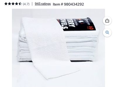 Member's Mark 100% Cotton Terry Towels