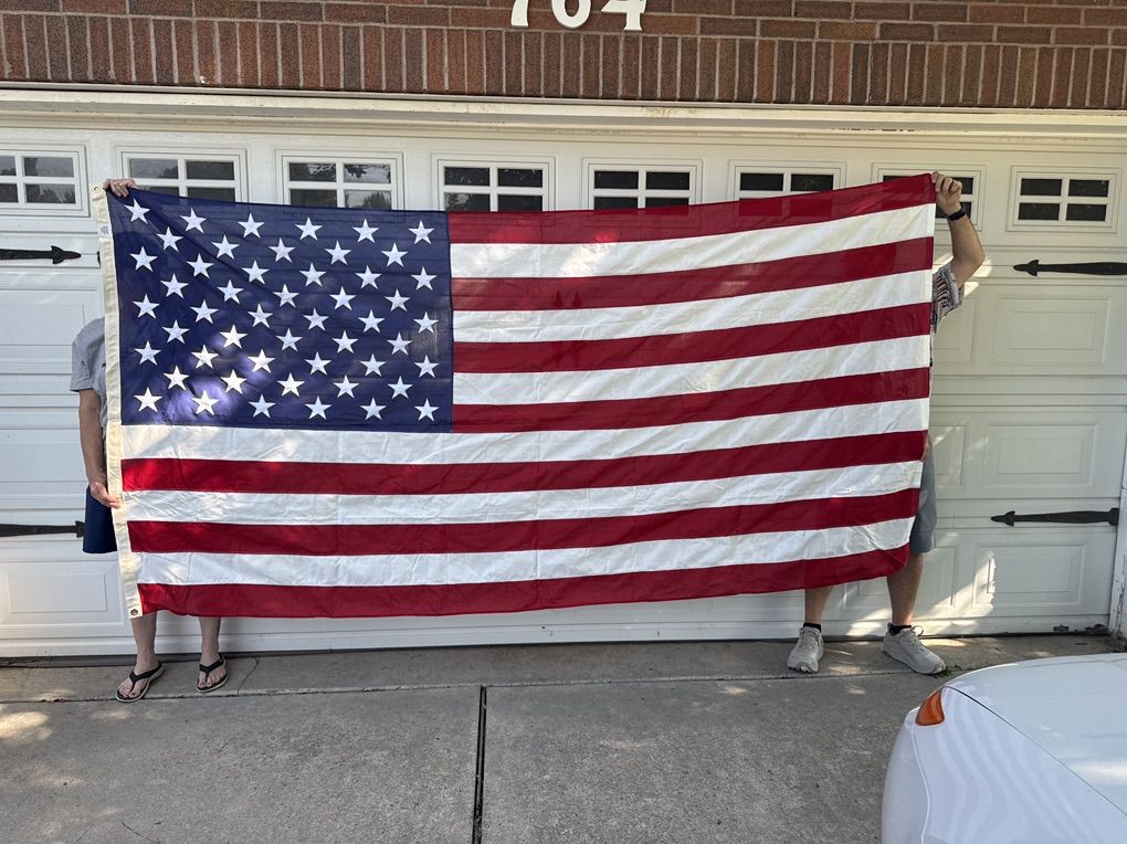Anerican Flag, Made In USA, Very Large