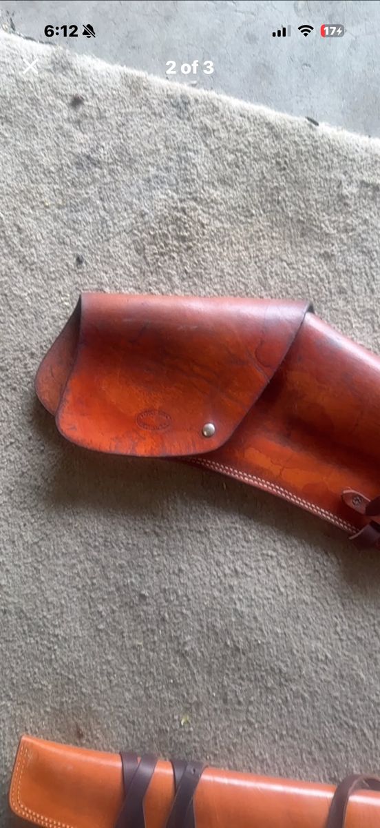 Handmade Leather Rifle Scabbard/Sheath - "Maple Ridge Leather Co." Hunting/Outdoor Gear