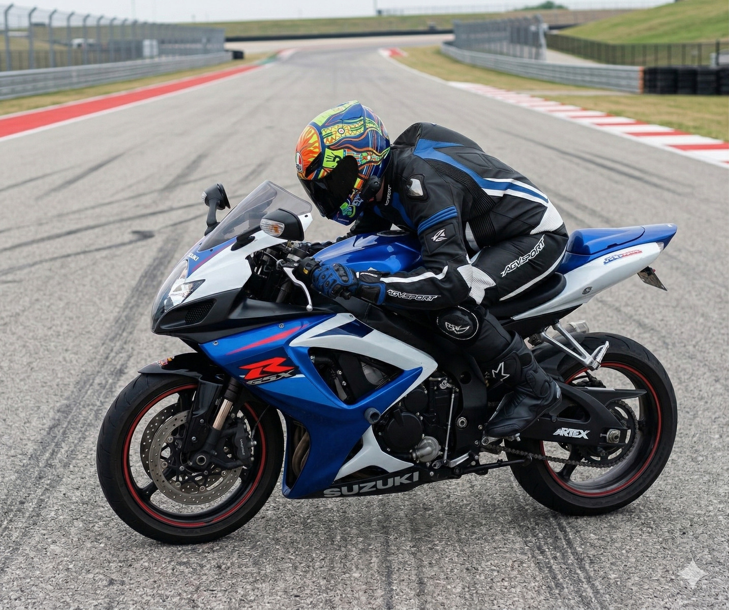 AGVSport Phantom 1-Piece Leather Race Suit – Euro 62 / US 52