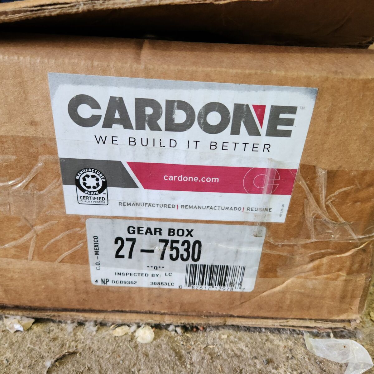 New steering gearbox