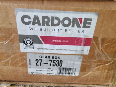 New steering gearbox