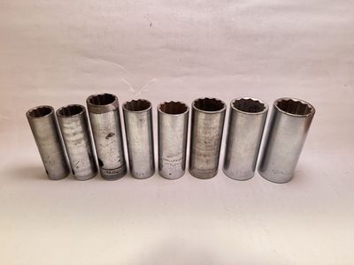 Deep 12pt 1/2 dr Sockets Auto Aviation Tool Set