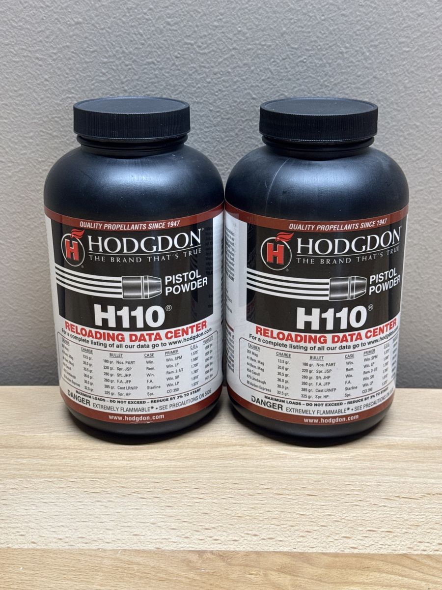 Hodgdon H110 Pistol Powder - 2 lbs. 