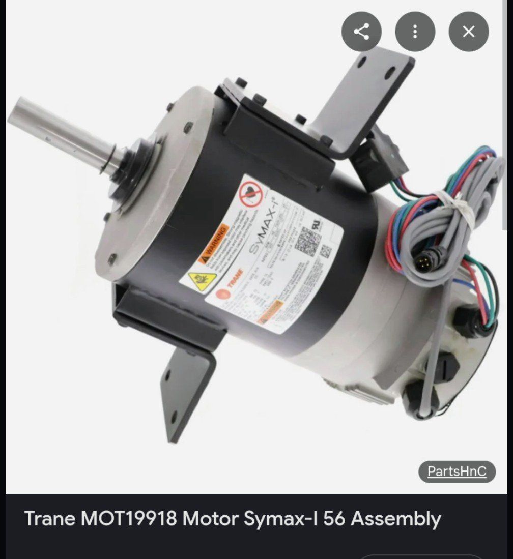 Trane MOT19918 Sym-Max-I 56 Assembly Motor