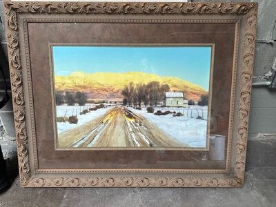 Al Rounds Gliclee print, nicely framed