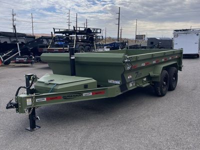 7x14 Dura-Haul DRL Telescopic Dump Trailer - 16.1K GVWR - 7 Gauge Floor