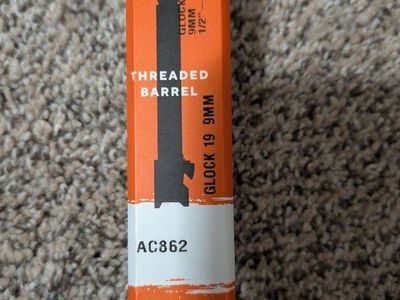 SilencerCo Glock 19 9MM 1/2"-28 Threaded Barrel AC862