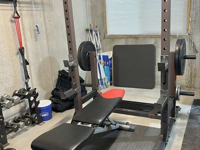 Weight Rack Trainer and Weight Bench