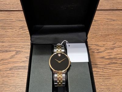 Brand New Movado Watch - 40mm - Two Tone - Black Museum Dial - 07.1.19.1462