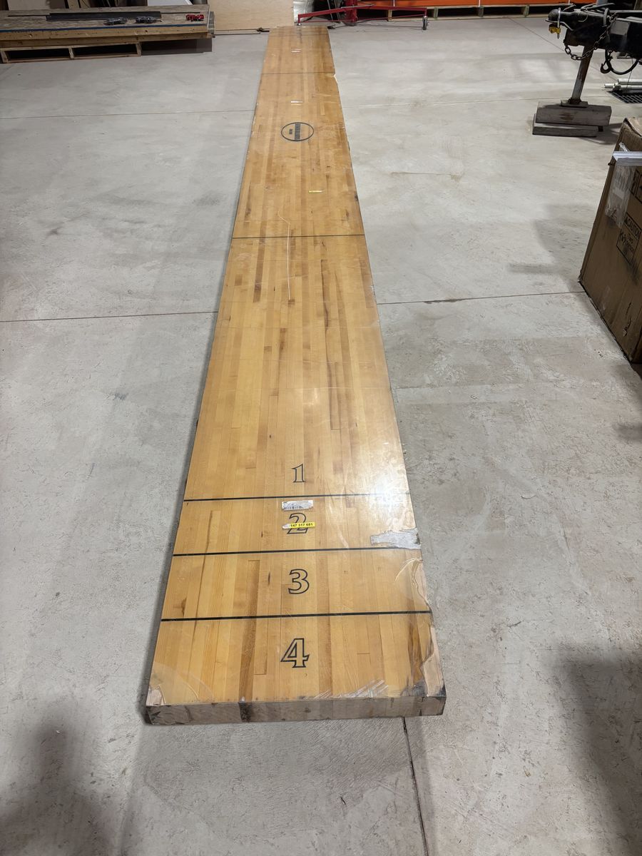 20'8 Long 3 Thick Maple Butcher Block Shuffle Board Table Top/Countertop/Bar Top/Workbench Top