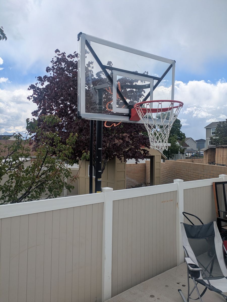 Inground basketball hoop