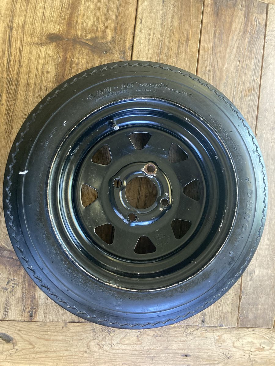 Used DURO Trailer Tire 4.80-12 71 M, hight speed