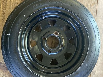Used DURO Trailer Tire 4.80-12 71 M, hight speed
