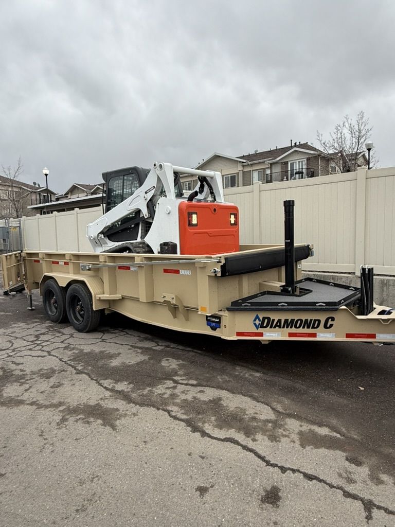 Rent My Combo for Your Project. Bobcat CTL Track Skid Steer and Heavy Duty Dump Trailer