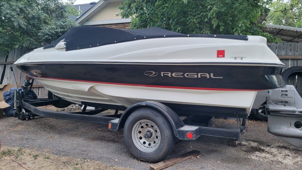 03 regal 18" ski boat open bow volvo penta 4.3 v6 8,200 obo