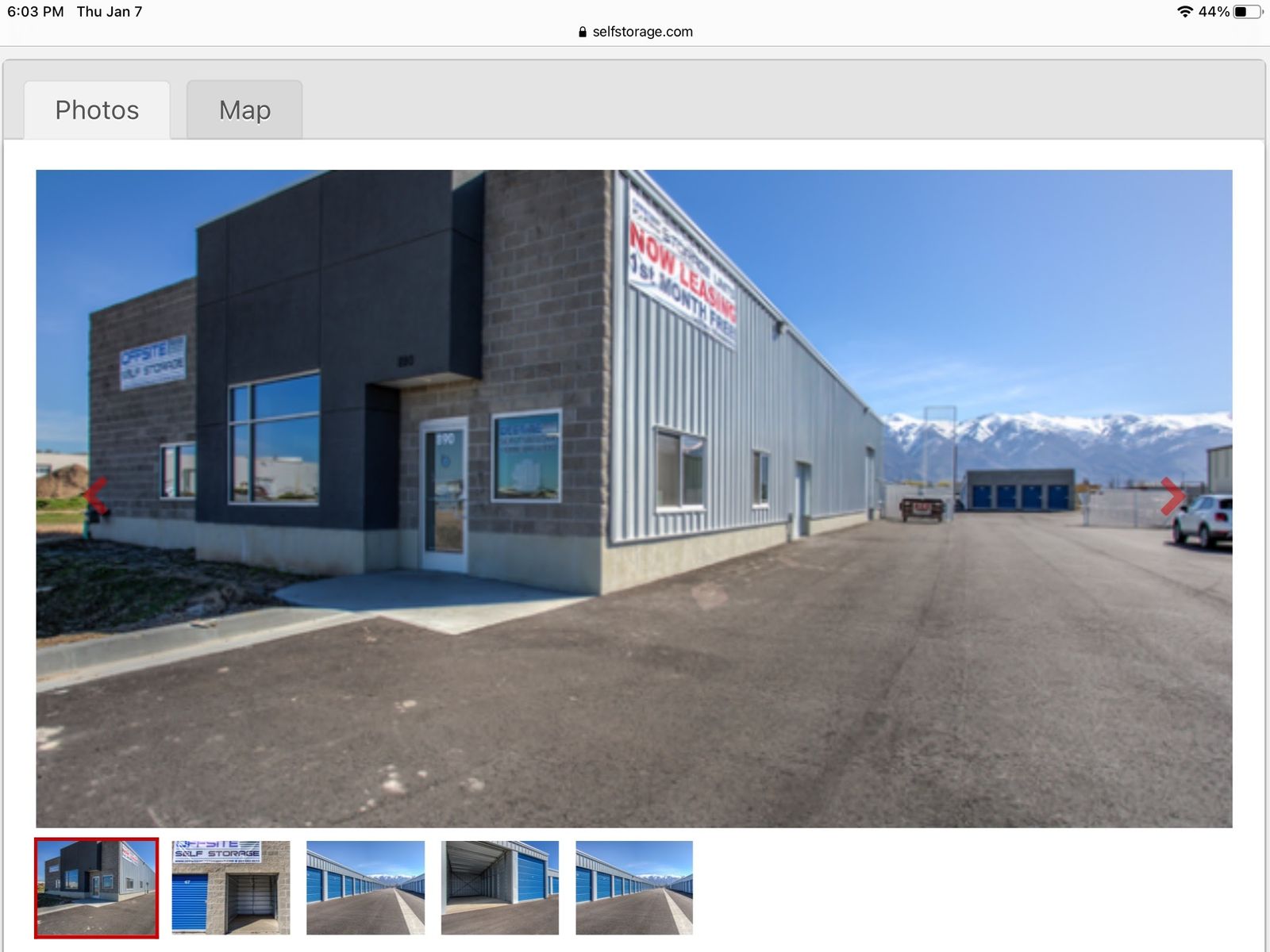 Storage units available for rent