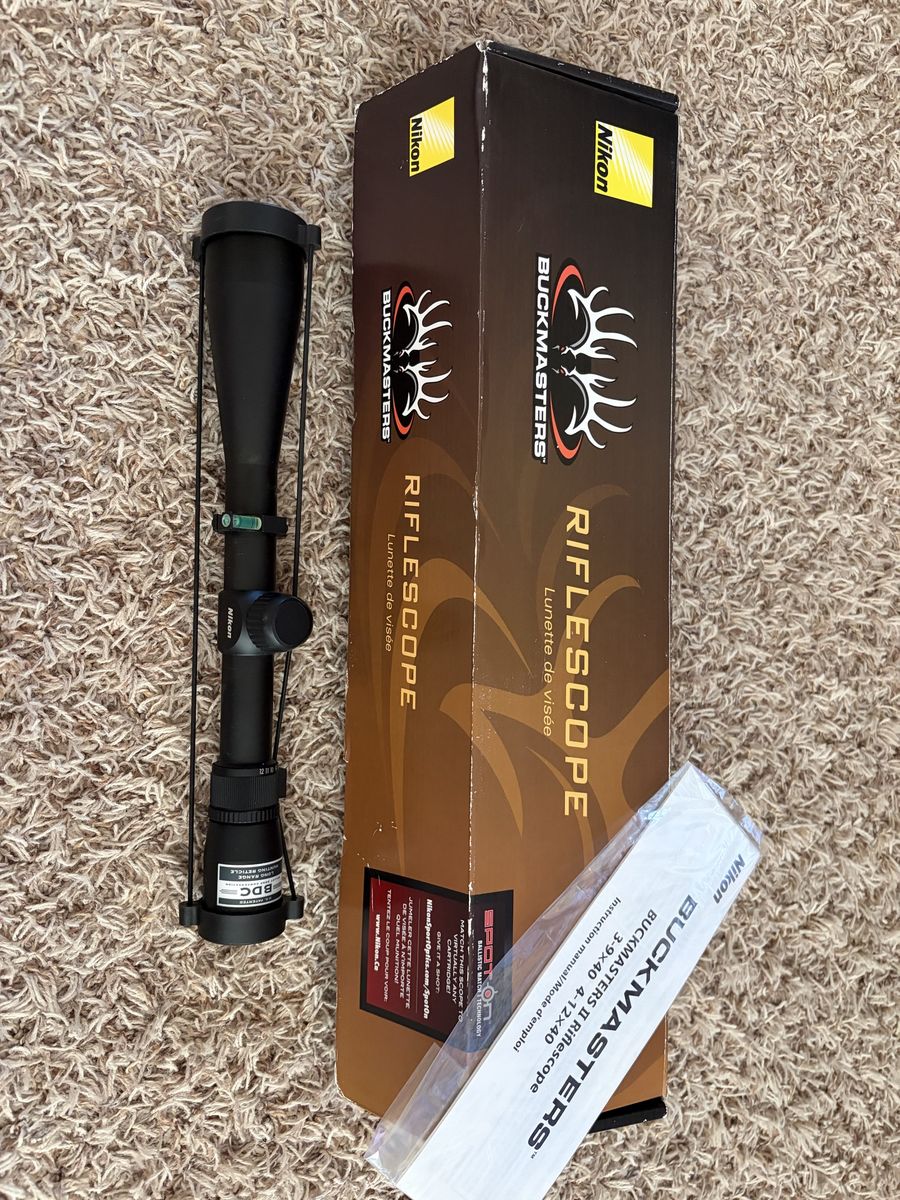 Nikon buckmasters II 4-12x40 BDC scope