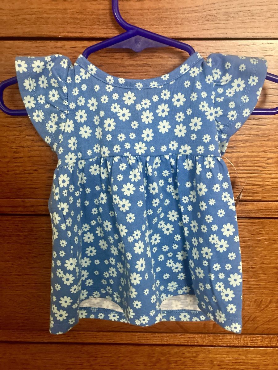 Newborn Floral Dress with Diaper Cover