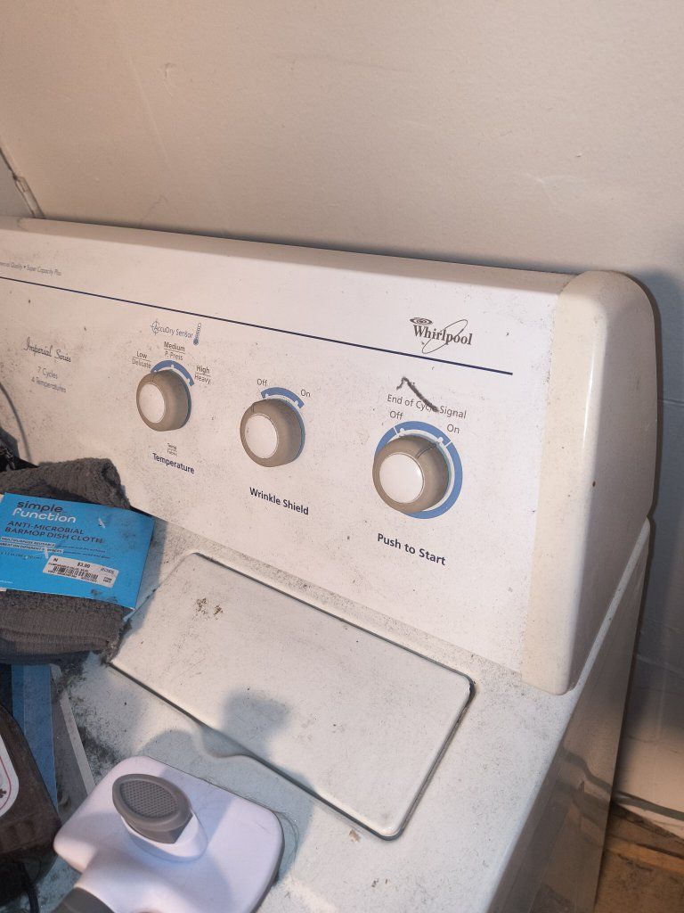 whirlpool gas dryer