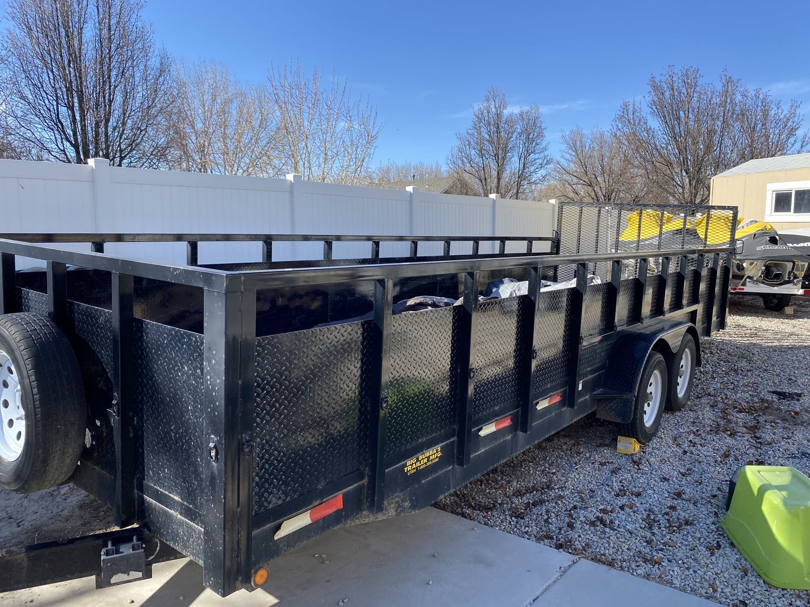 2018- 22 FT Trailer With Sides And A Ramp