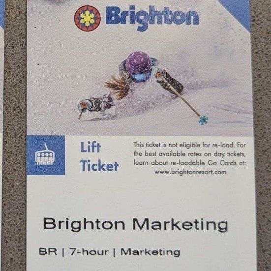 Brighton 7hr Ski-Up Lift Ticket (no blackout)