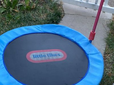 Little Tikes 3' Indoor/Outdoor Trampoline with Handle - Blue/Black