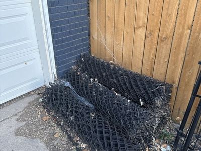 Black Chain Link Fence Materials - Rolls, Gates, and Metal Posts