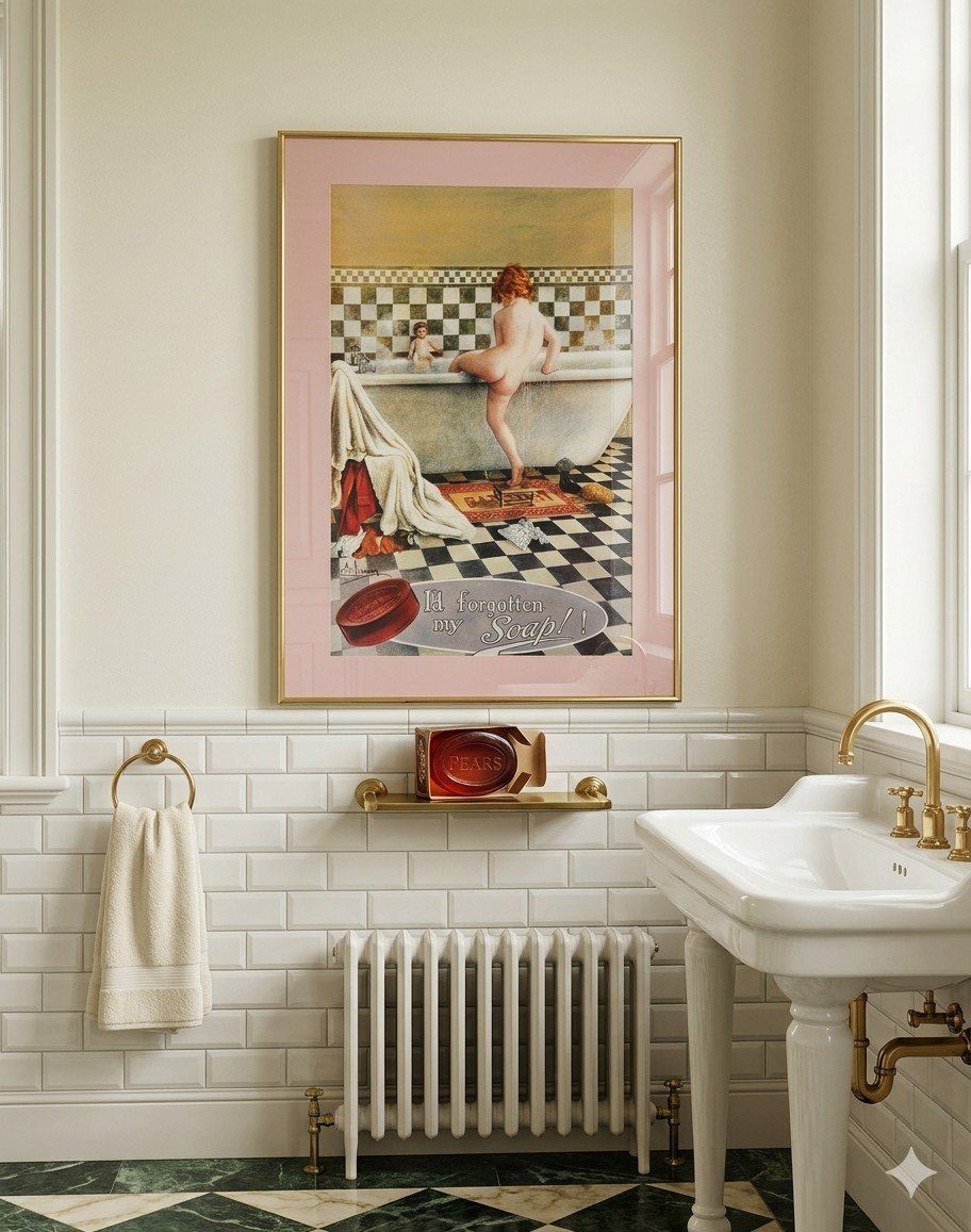 Framed Art Print of Vintage Advertisement