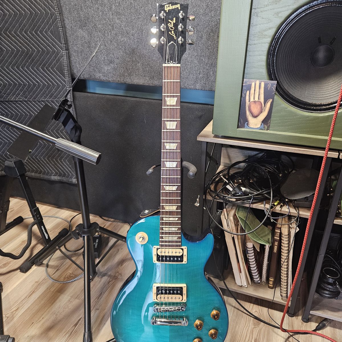 Gibson Les Paul Electric Guitar - Blue Burst with Grover Tuners