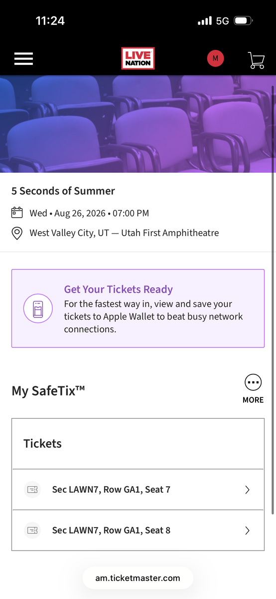 5 Seconds of Summer tickets