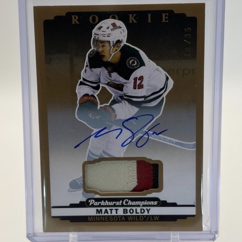 Matt Boldy Parkhurst Champions RPA /35