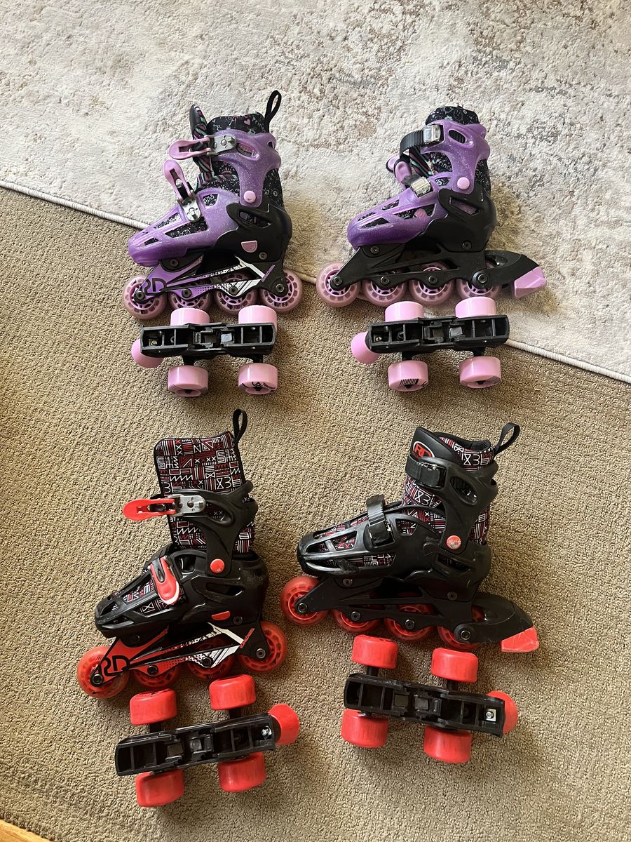 2 in 1 roller skates for kids