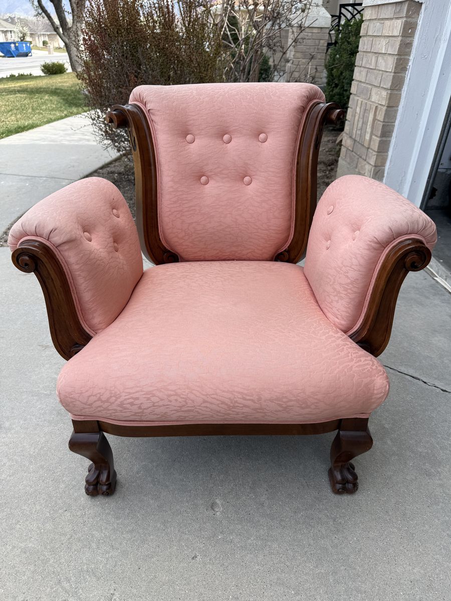 Old (Antique) chair and loveseat