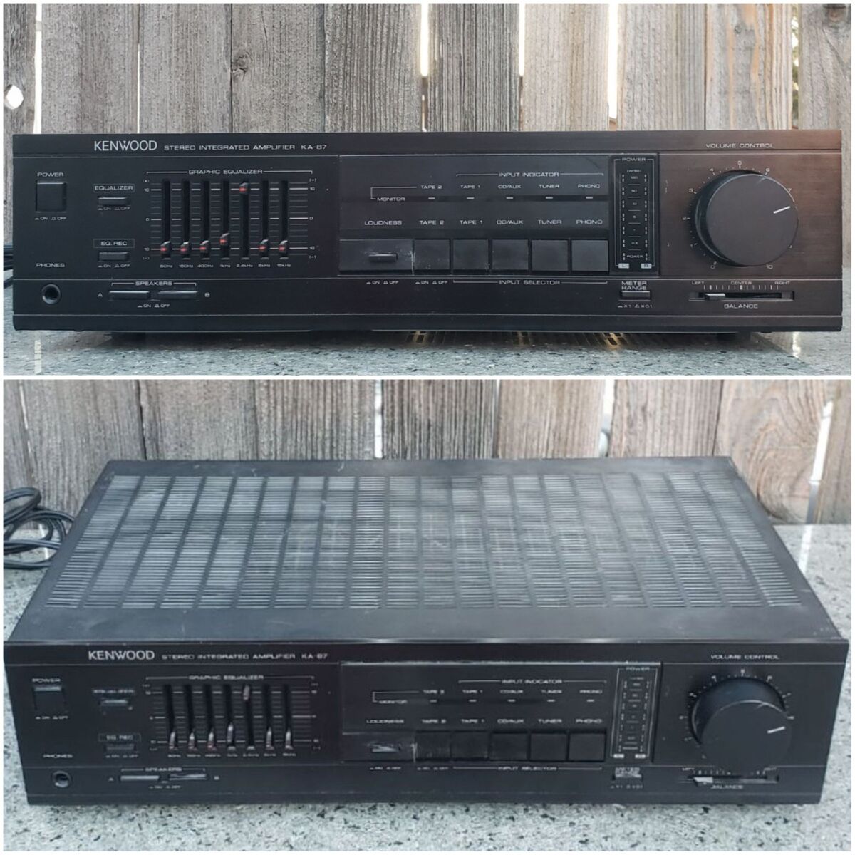 KENWOOD KA-87 STEREO INTEGRATED AMPLIFIER