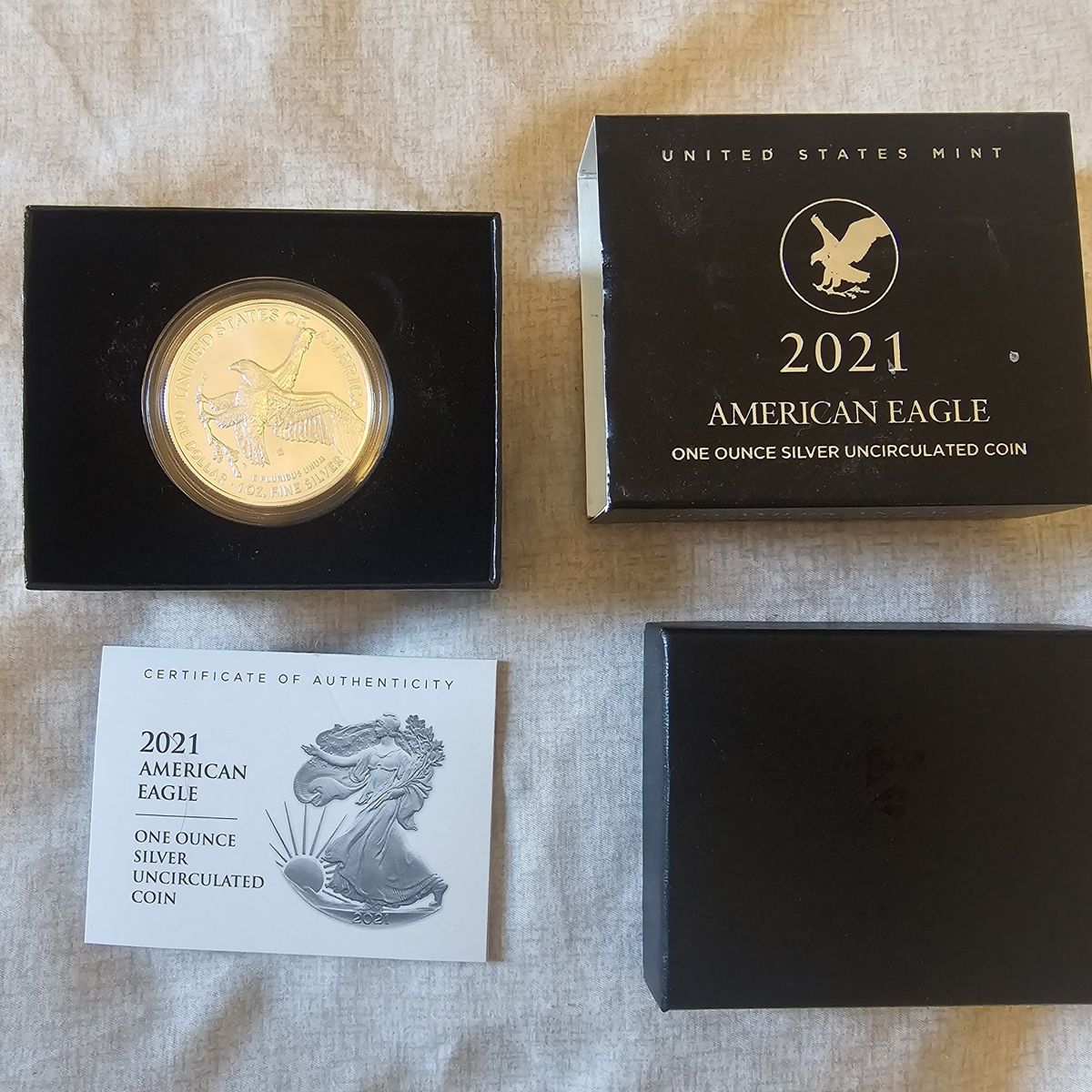 2021 American eagle one one ounce silver coin
