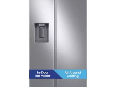 Samsung 27.4 cu. ft. Standard Depth Side-by-Side Refrigerator in Fingerprint-Resistant Stainless Steel