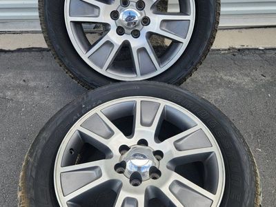 20 Inch OEM Ford Wheels with Bridgestone Dueler H/L P275/55R20 Tires