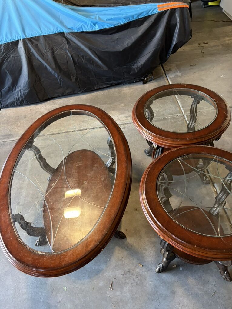 Coffee Table And End Tables