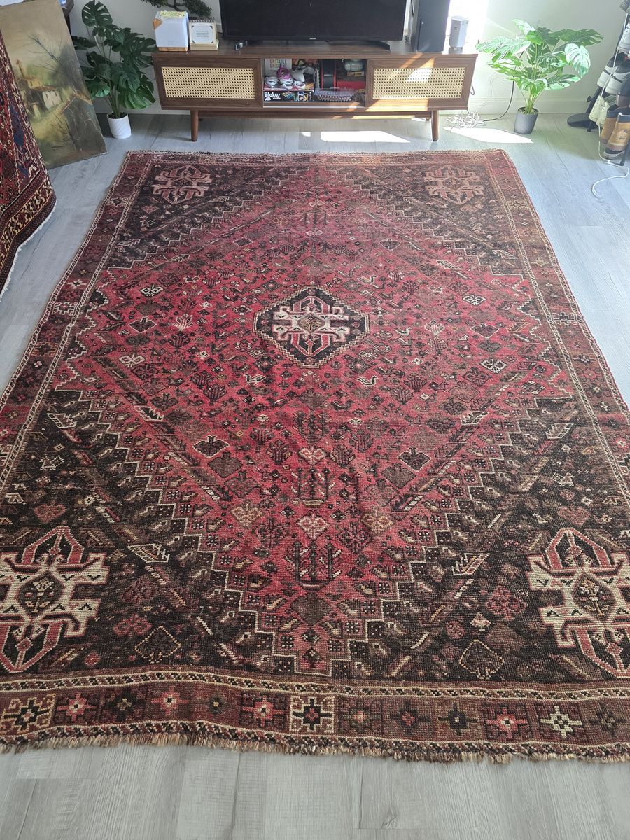 Vintage Hand-Knotted Persian Area Rugs - Various Patterns & Sizes - Good Condition