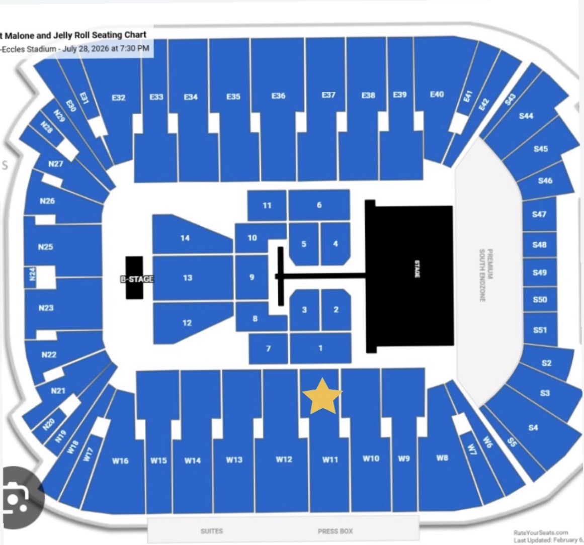 2 Post Malone tickets 7/28